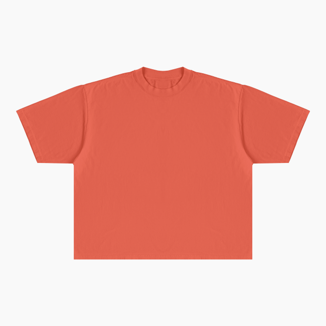 Garment Dye T-Shirt - Dropshoulder - Black