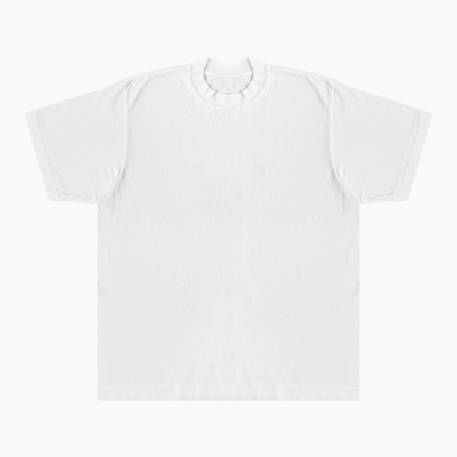 Garment Dye Heavyweight T-Shirt White