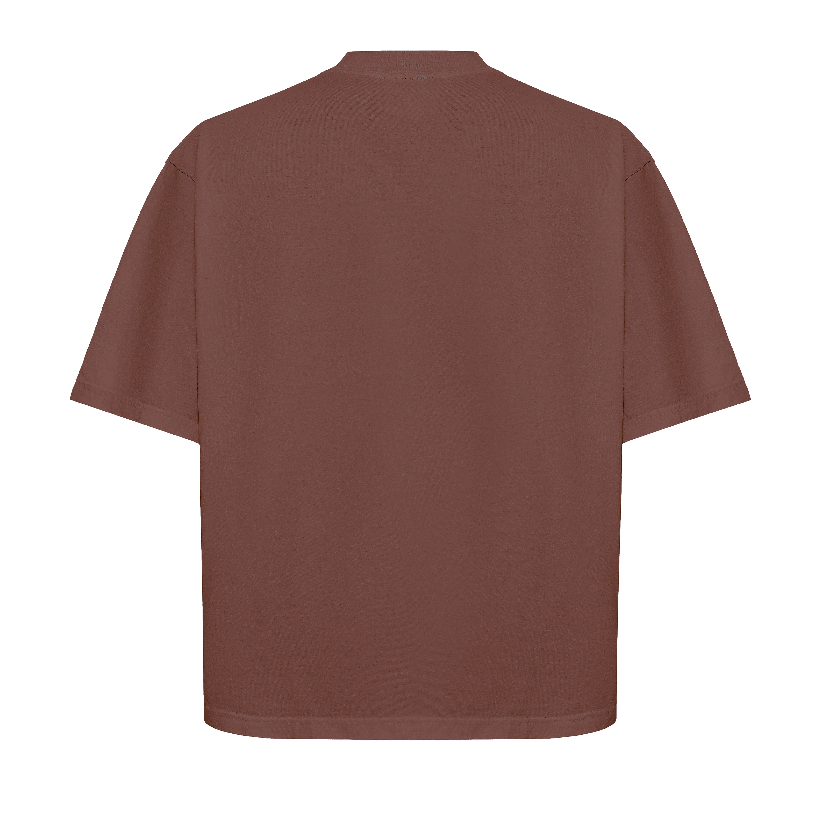 Garment Dye T-Shirt - Dropshoulder - Mocha