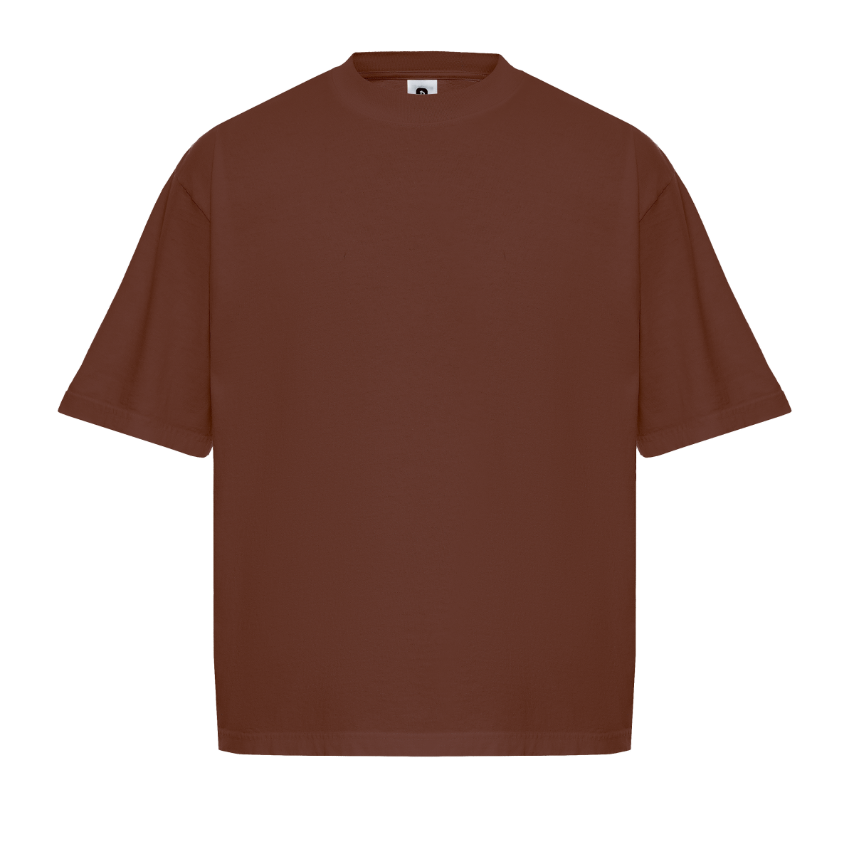 Garment Dye T-Shirt - Dropshoulder - Mocha