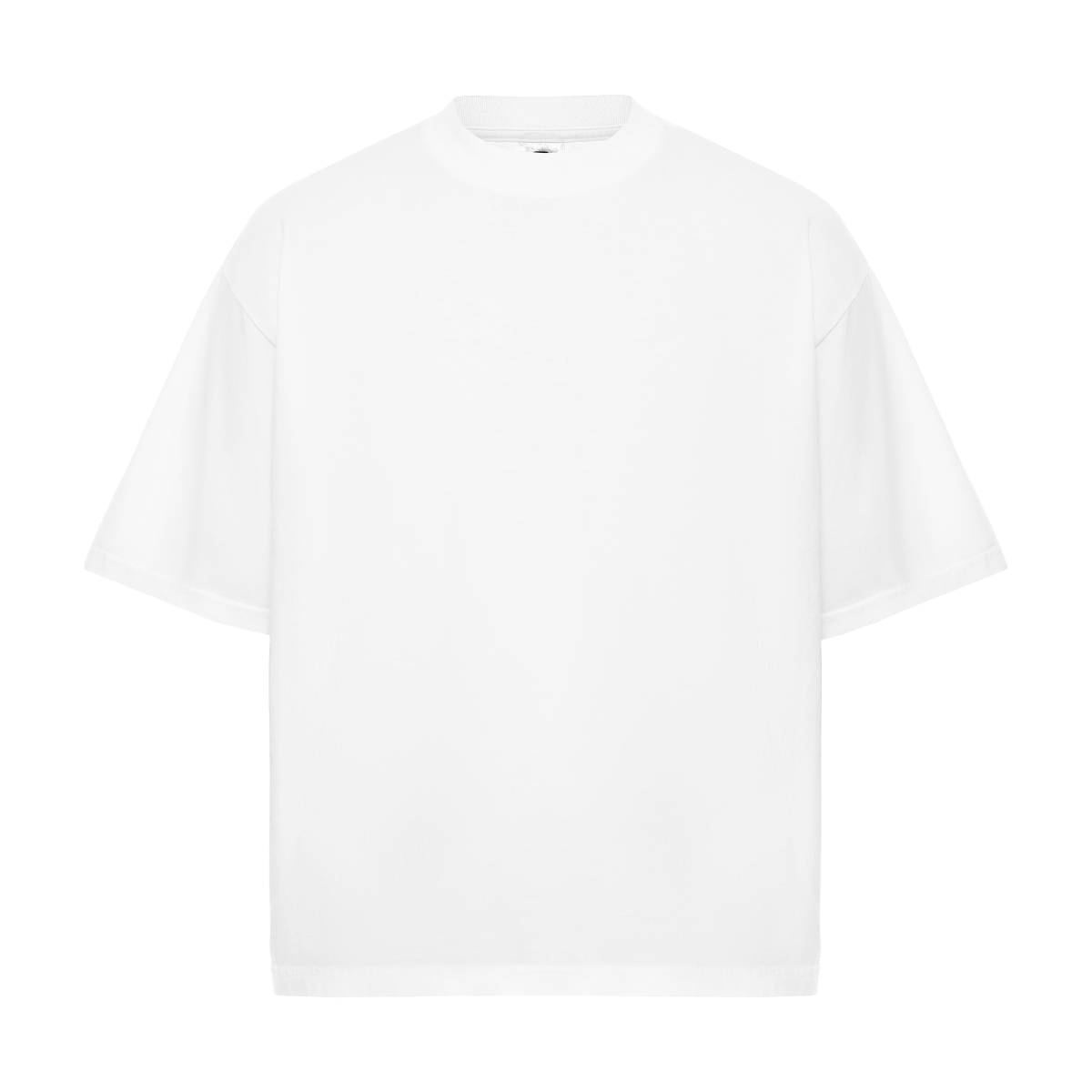 Garment Dye T-Shirt - Dropshoulder - White