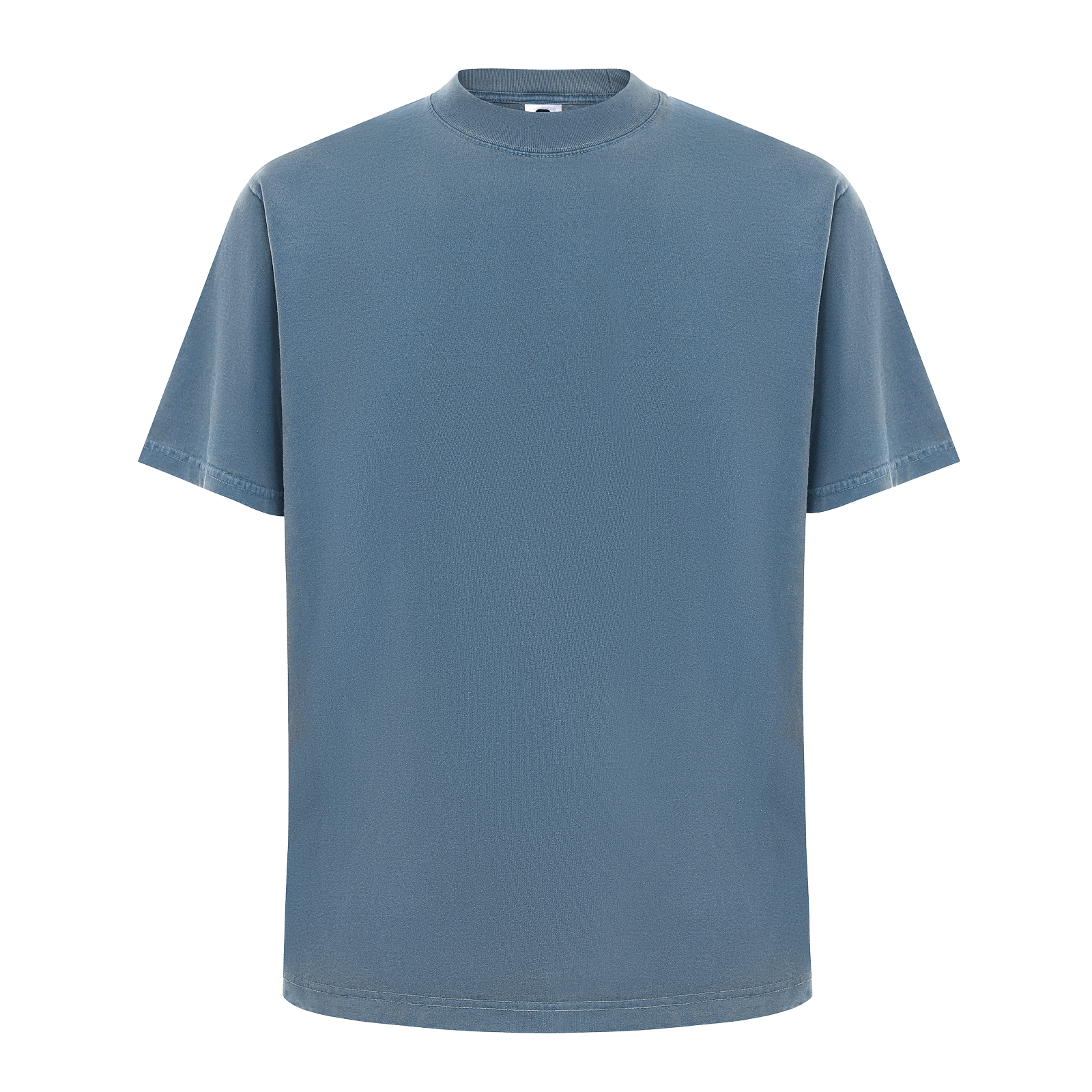 Garment Dye T-Shirt - Standard Size - Washed Denim