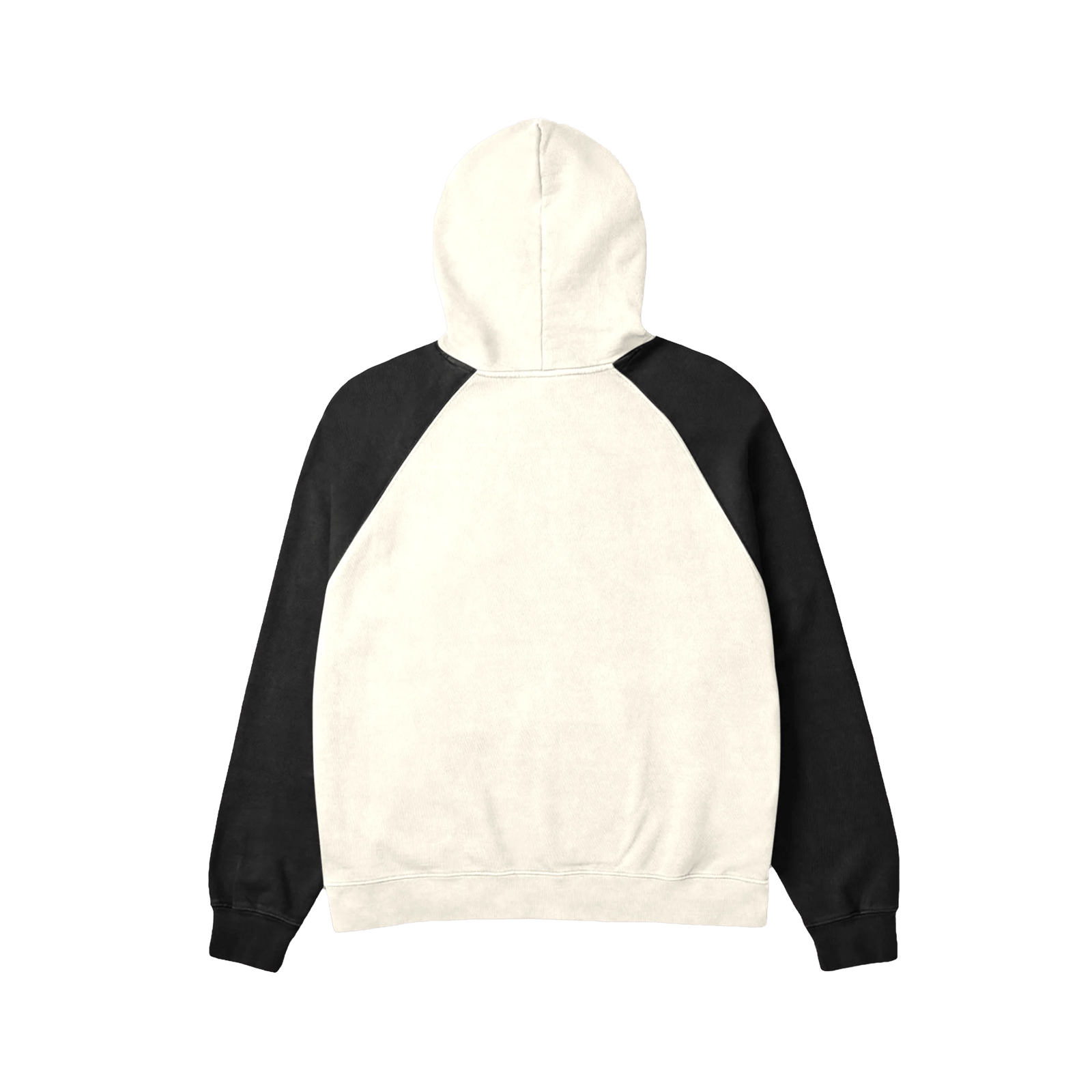 Max Weight Hoodie - Off-White + Black Sleeves